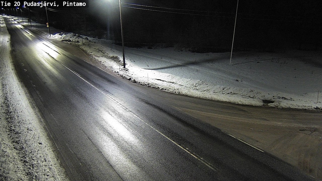 Kelikamerat Kuva Tie 20 Pudasjärvi, Pintamo, Pudasjärvi, Pohjois-Pohjanmaa