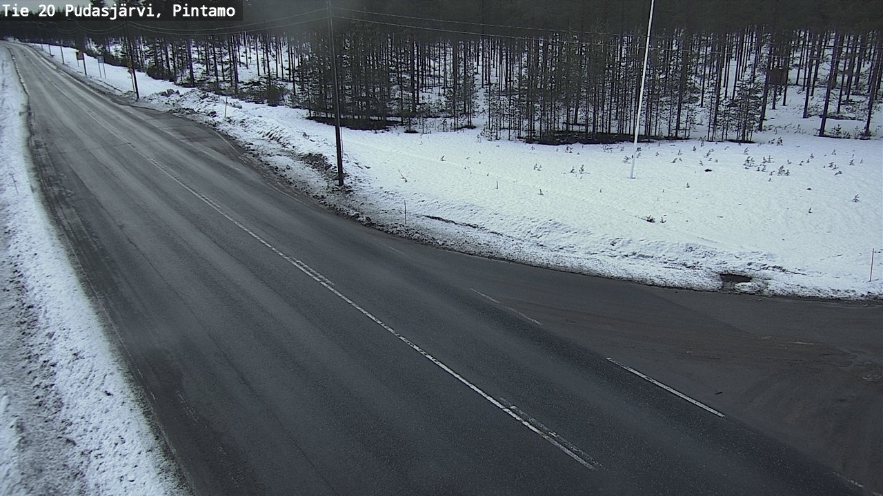 Kelikamerat Kuva Tie 20 Pudasjärvi, Pintamo, Pudasjärvi, Pohjois-Pohjanmaa