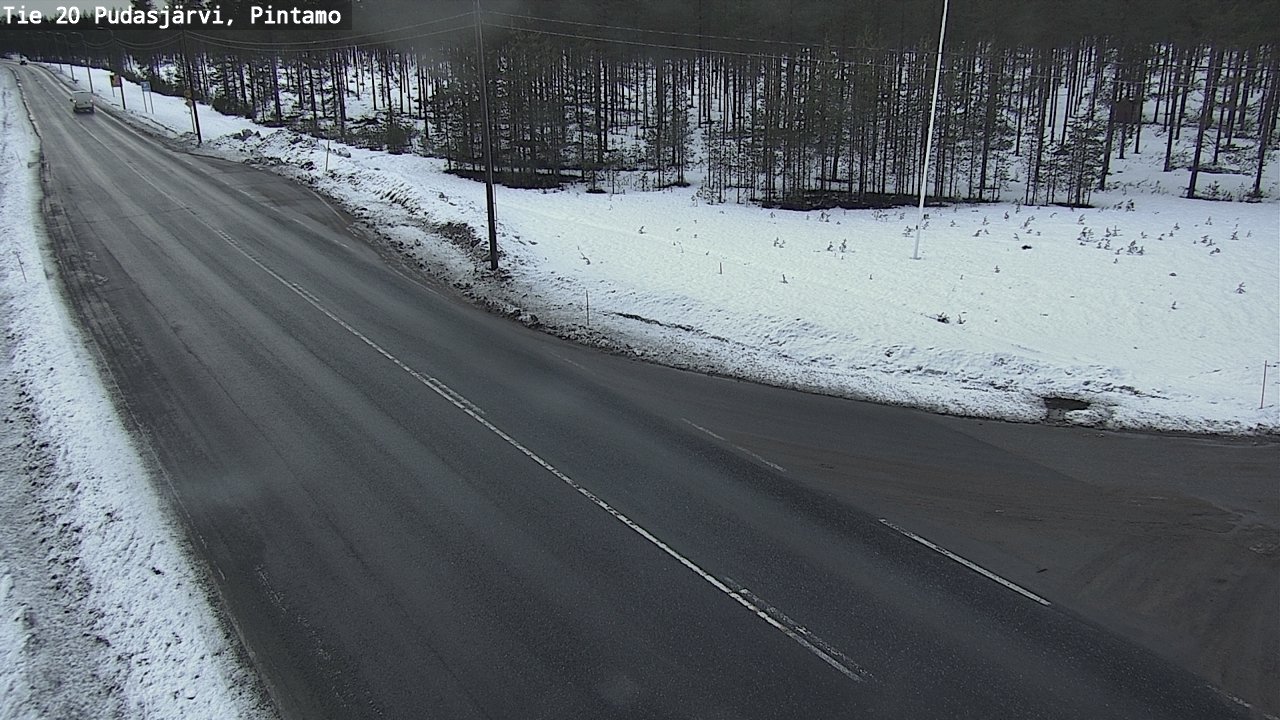 Kelikamerat Kuva Tie 20 Pudasjärvi, Pintamo, Pudasjärvi, Pohjois-Pohjanmaa