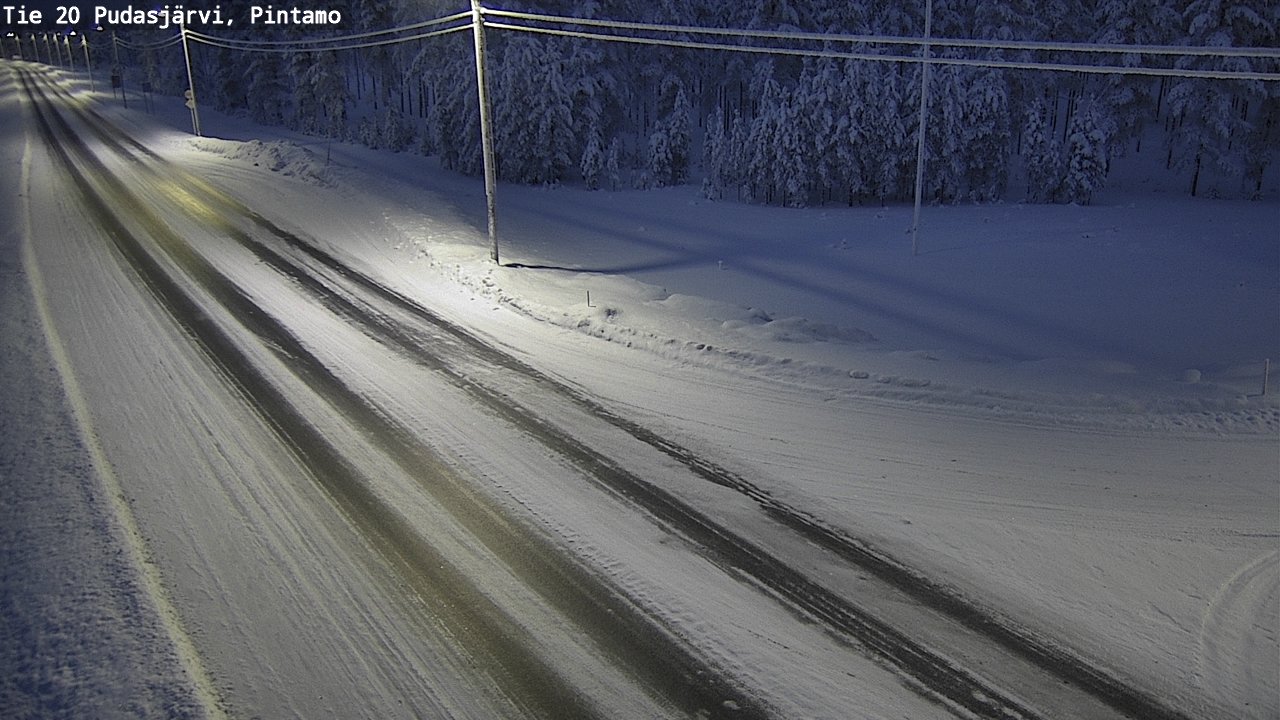 Kelikamerat Kuva Tie 20 Pudasjärvi, Pintamo, Pudasjärvi, Pohjois-Pohjanmaa