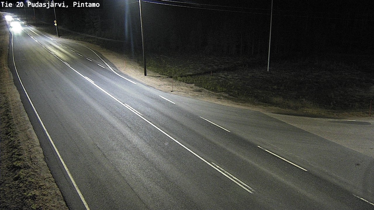Kelikamerat Kuva Tie 20 Pudasjärvi, Pintamo, Pudasjärvi, Pohjois-Pohjanmaa