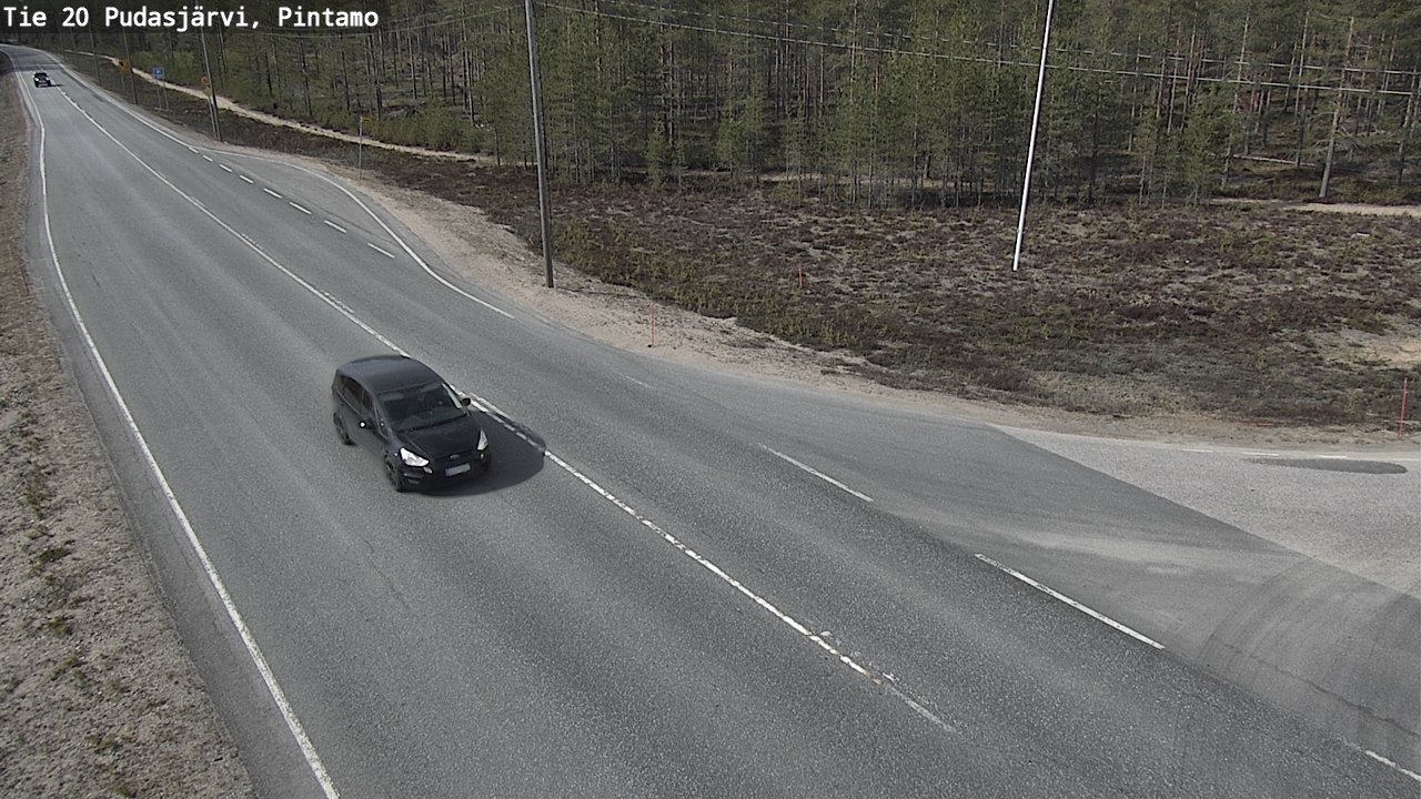 Kelikamerat Kuva Tie 20 Pudasjärvi, Pintamo, Pudasjärvi, Pohjois-Pohjanmaa