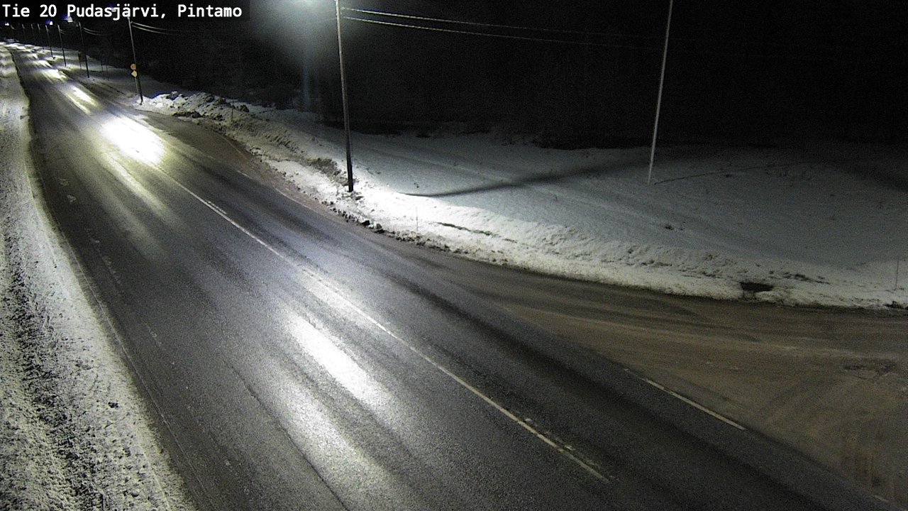 Kelikamerat Kuva Tie 20 Pudasjärvi, Pintamo, Pudasjärvi, Pohjois-Pohjanmaa