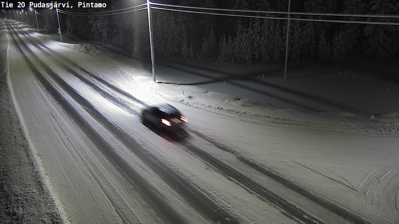 Kelikamerat Kuva Tie 20 Pudasjärvi, Pintamo, Pudasjärvi, Pohjois-Pohjanmaa