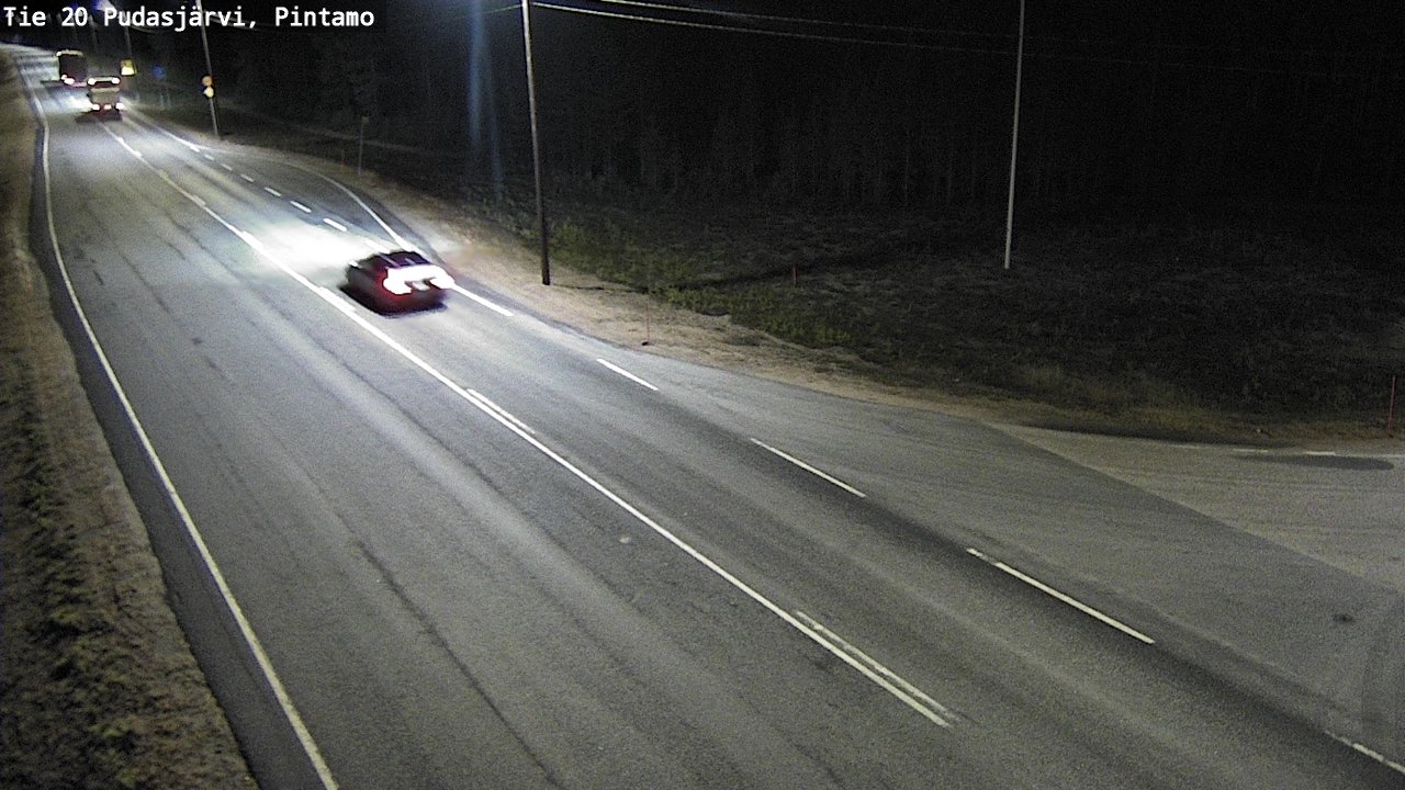 Kelikamerat Kuva Tie 20 Pudasjärvi, Pintamo, Pudasjärvi, Pohjois-Pohjanmaa