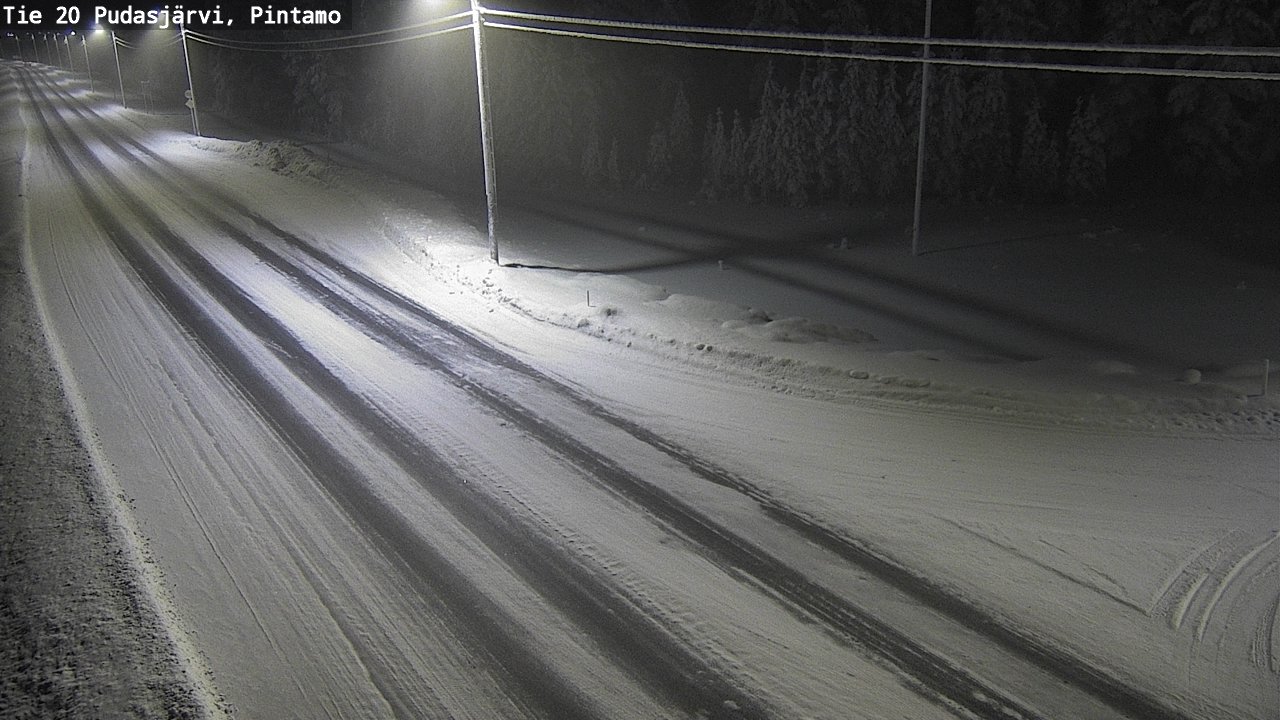 Kelikamerat Kuva Tie 20 Pudasjärvi, Pintamo, Pudasjärvi, Pohjois-Pohjanmaa