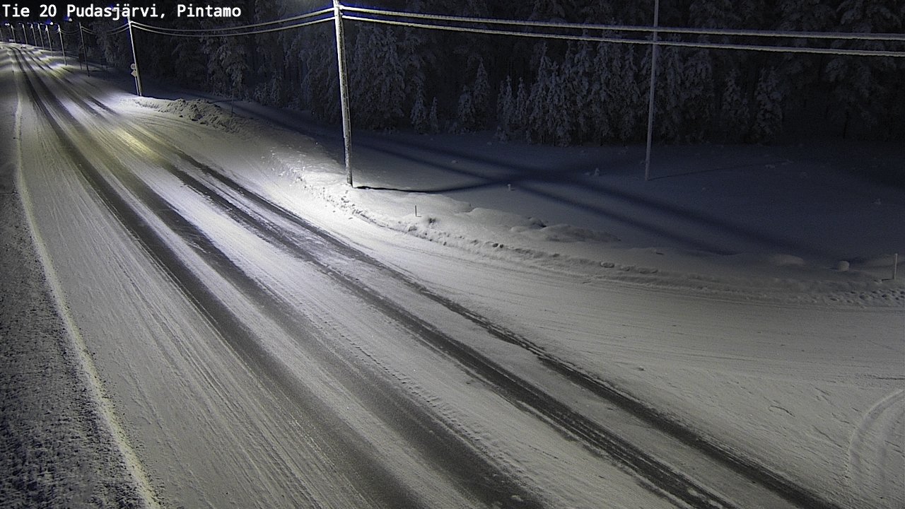 Kelikamerat Kuva Tie 20 Pudasjärvi, Pintamo, Pudasjärvi, Pohjois-Pohjanmaa