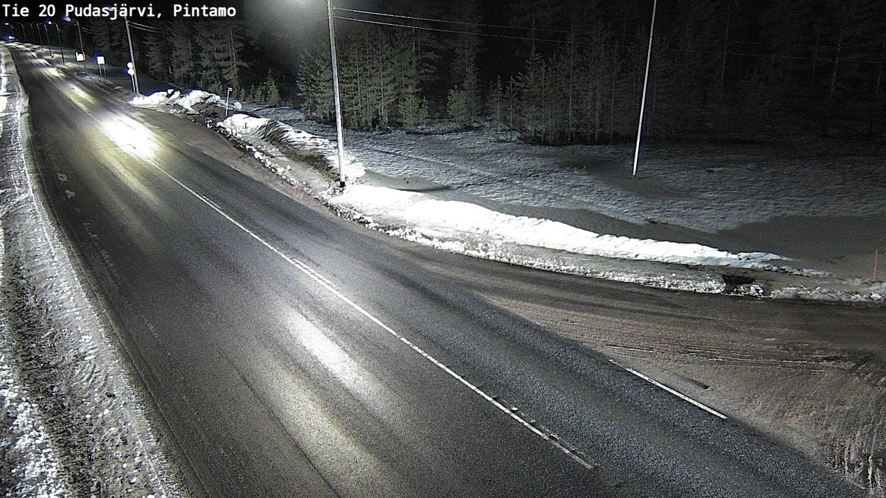 Kelikamerat Kuva Tie 20 Pudasjärvi, Pintamo, Pudasjärvi, Pohjois-Pohjanmaa