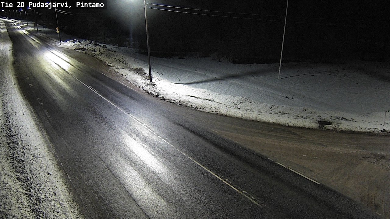 Kelikamerat Kuva Tie 20 Pudasjärvi, Pintamo, Pudasjärvi, Pohjois-Pohjanmaa