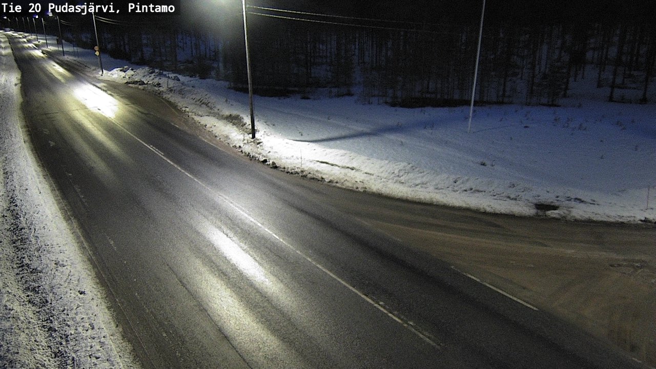 Kelikamerat Kuva Tie 20 Pudasjärvi, Pintamo, Pudasjärvi, Pohjois-Pohjanmaa