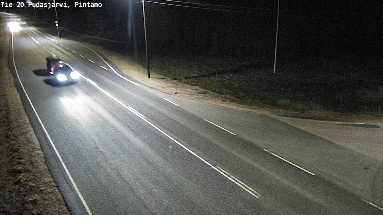 Kelikamerat Kuva Tie 20 Pudasjärvi, Pintamo, Pudasjärvi, Pohjois-Pohjanmaa