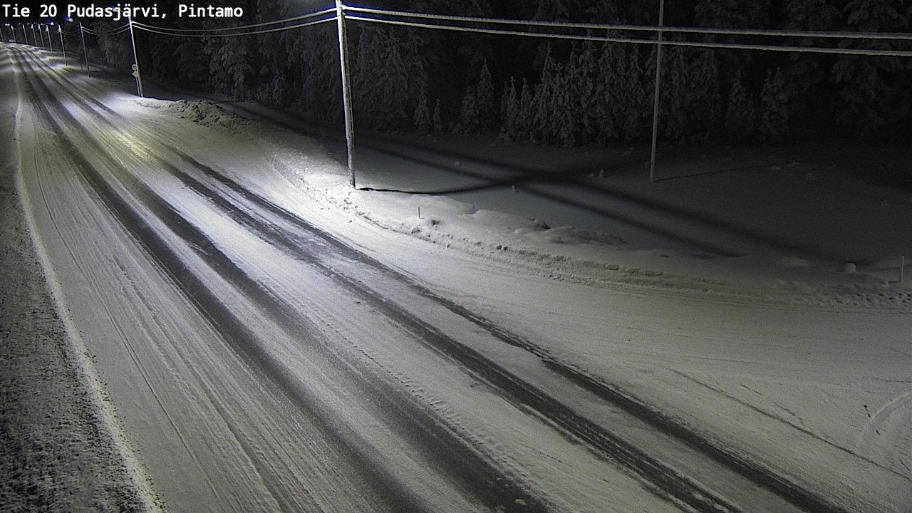 Kelikamerat Kuva Tie 20 Pudasjärvi, Pintamo, Pudasjärvi, Pohjois-Pohjanmaa