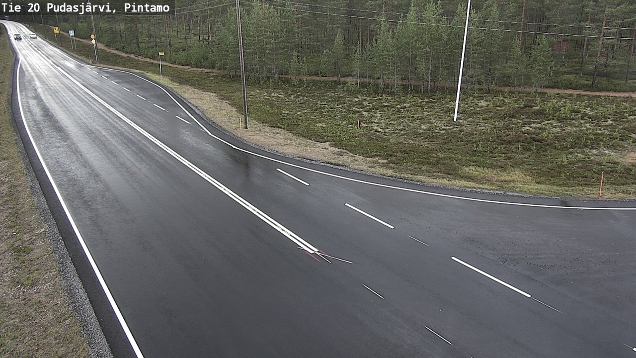 Kelikamerat Kuva Tie 20 Pudasjärvi, Pintamo, Pudasjärvi, Pohjois-Pohjanmaa