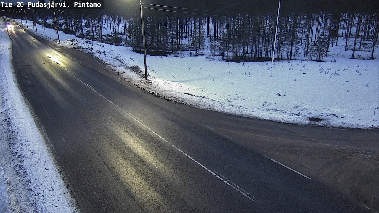 Kelikamerat Kuva Tie 20 Pudasjärvi, Pintamo, Pudasjärvi, Pohjois-Pohjanmaa