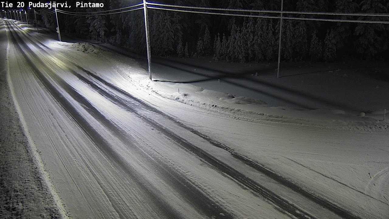 Kelikamerat Kuva Tie 20 Pudasjärvi, Pintamo, Pudasjärvi, Pohjois-Pohjanmaa