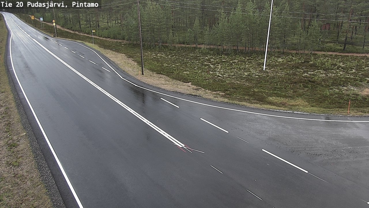 Kelikamerat Kuva Tie 20 Pudasjärvi, Pintamo, Pudasjärvi, Pohjois-Pohjanmaa