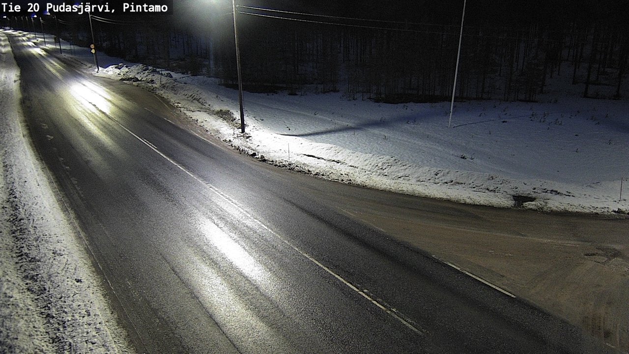 Kelikamerat Kuva Tie 20 Pudasjärvi, Pintamo, Pudasjärvi, Pohjois-Pohjanmaa