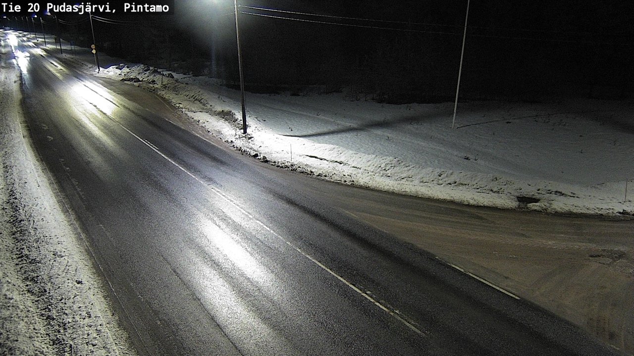 Kelikamerat Kuva Tie 20 Pudasjärvi, Pintamo, Pudasjärvi, Pohjois-Pohjanmaa