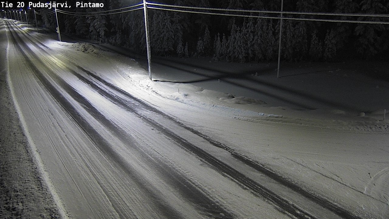 Kelikamerat Kuva Tie 20 Pudasjärvi, Pintamo, Pudasjärvi, Pohjois-Pohjanmaa
