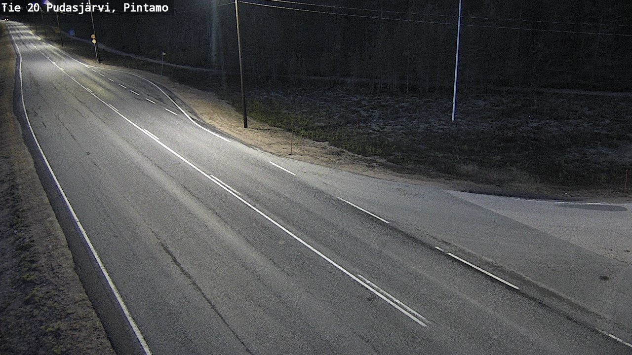 Kelikamerat Kuva Tie 20 Pudasjärvi, Pintamo, Pudasjärvi, Pohjois-Pohjanmaa