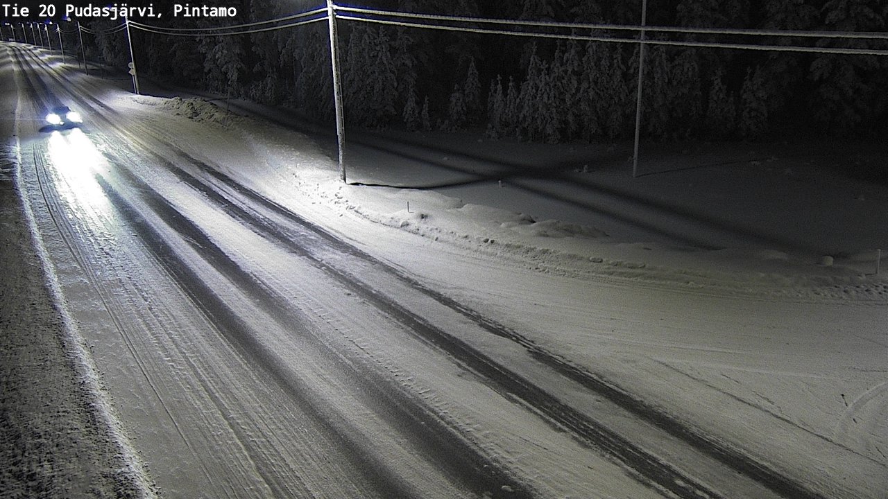 Kelikamerat Kuva Tie 20 Pudasjärvi, Pintamo, Pudasjärvi, Pohjois-Pohjanmaa