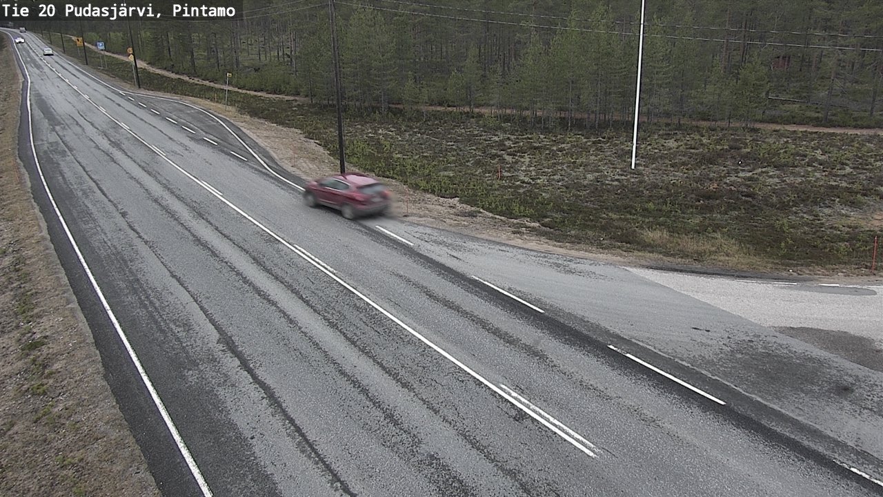 Kelikamerat Kuva Tie 20 Pudasjärvi, Pintamo, Pudasjärvi, Pohjois-Pohjanmaa