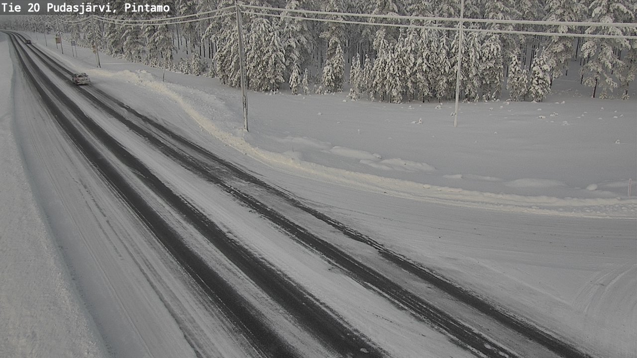 Kelikamerat Kuva Tie 20 Pudasjärvi, Pintamo, Pudasjärvi, Pohjois-Pohjanmaa