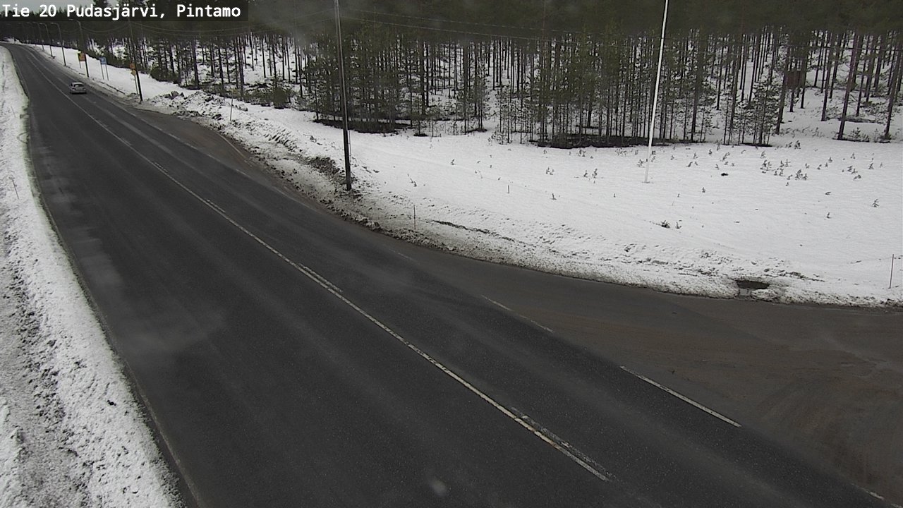 Kelikamerat Kuva Tie 20 Pudasjärvi, Pintamo, Pudasjärvi, Pohjois-Pohjanmaa