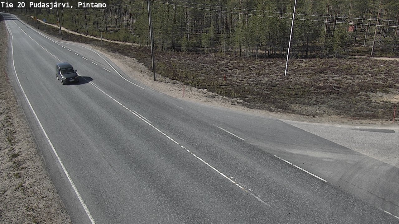 Kelikamerat Kuva Tie 20 Pudasjärvi, Pintamo, Pudasjärvi, Pohjois-Pohjanmaa