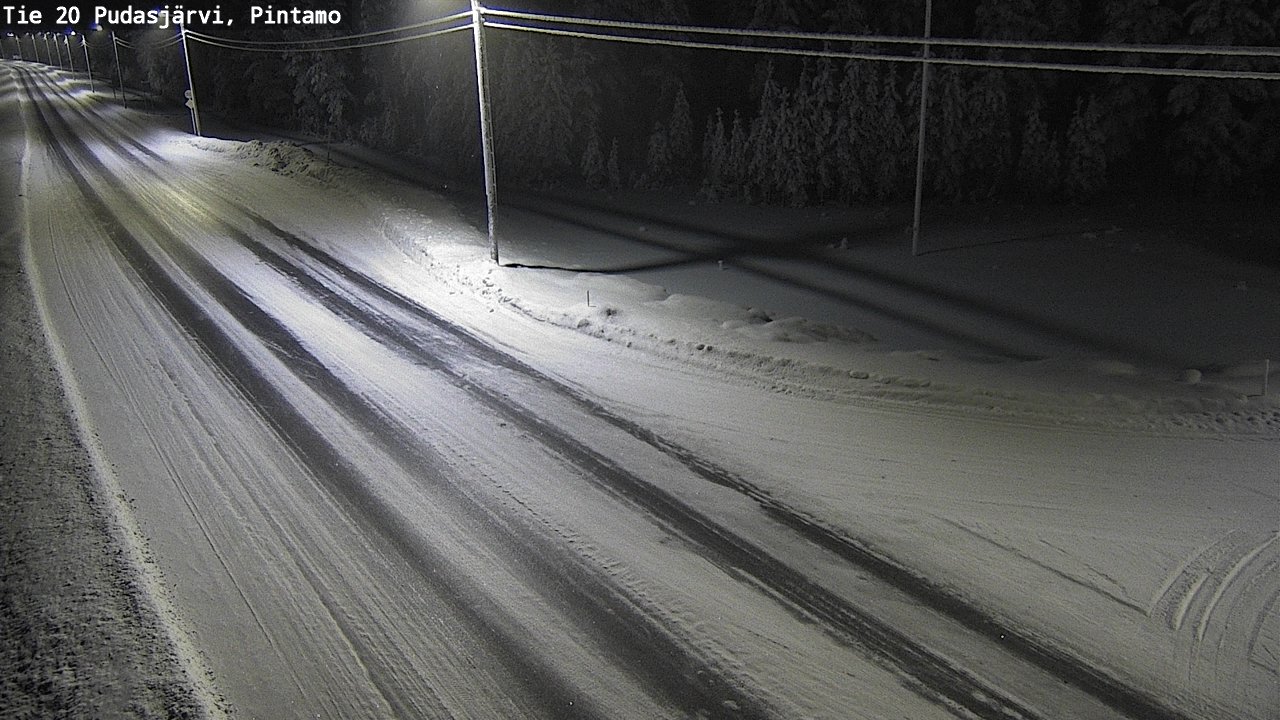 Kelikamerat Kuva Tie 20 Pudasjärvi, Pintamo, Pudasjärvi, Pohjois-Pohjanmaa