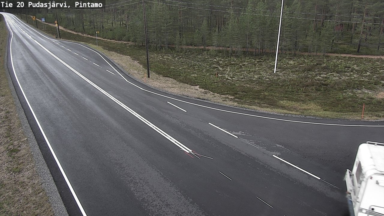 Kelikamerat Kuva Tie 20 Pudasjärvi, Pintamo, Pudasjärvi, Pohjois-Pohjanmaa