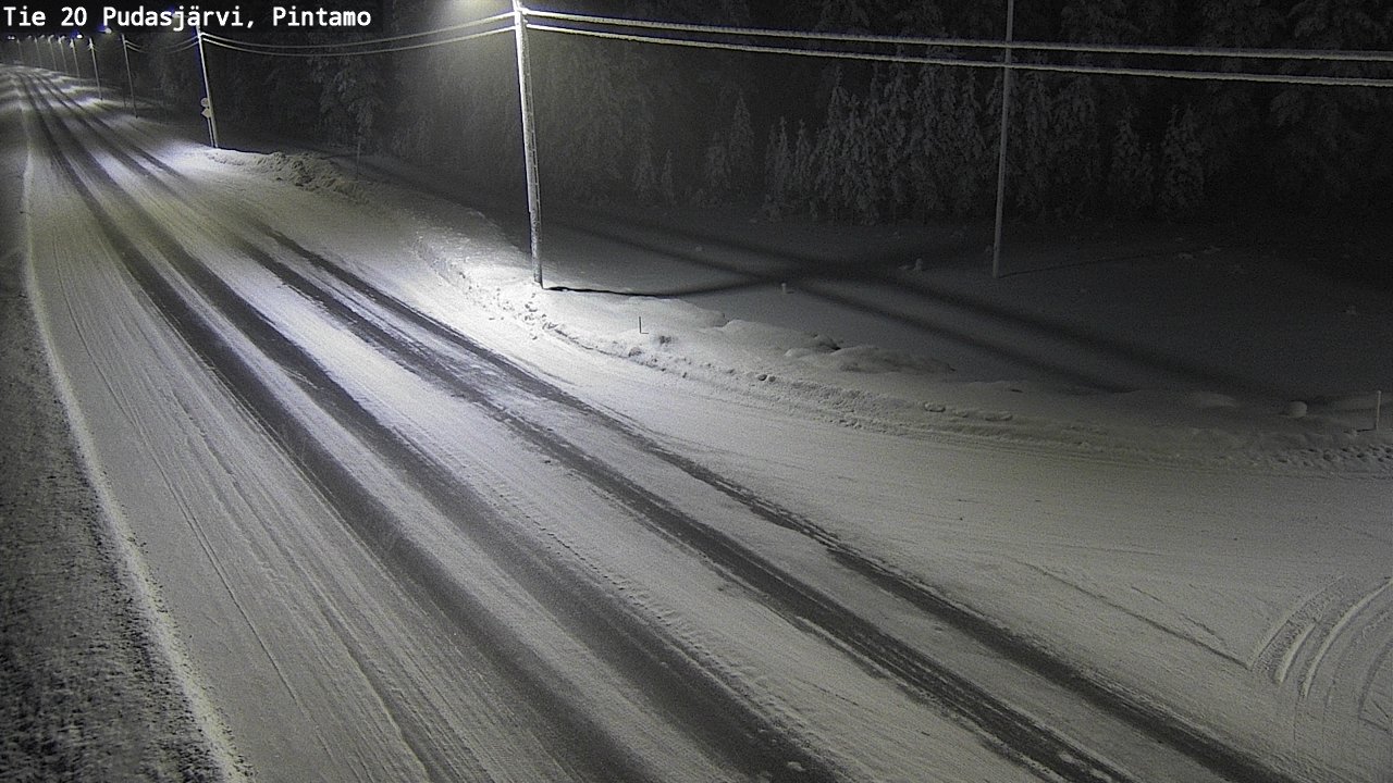 Kelikamerat Kuva Tie 20 Pudasjärvi, Pintamo, Pudasjärvi, Pohjois-Pohjanmaa