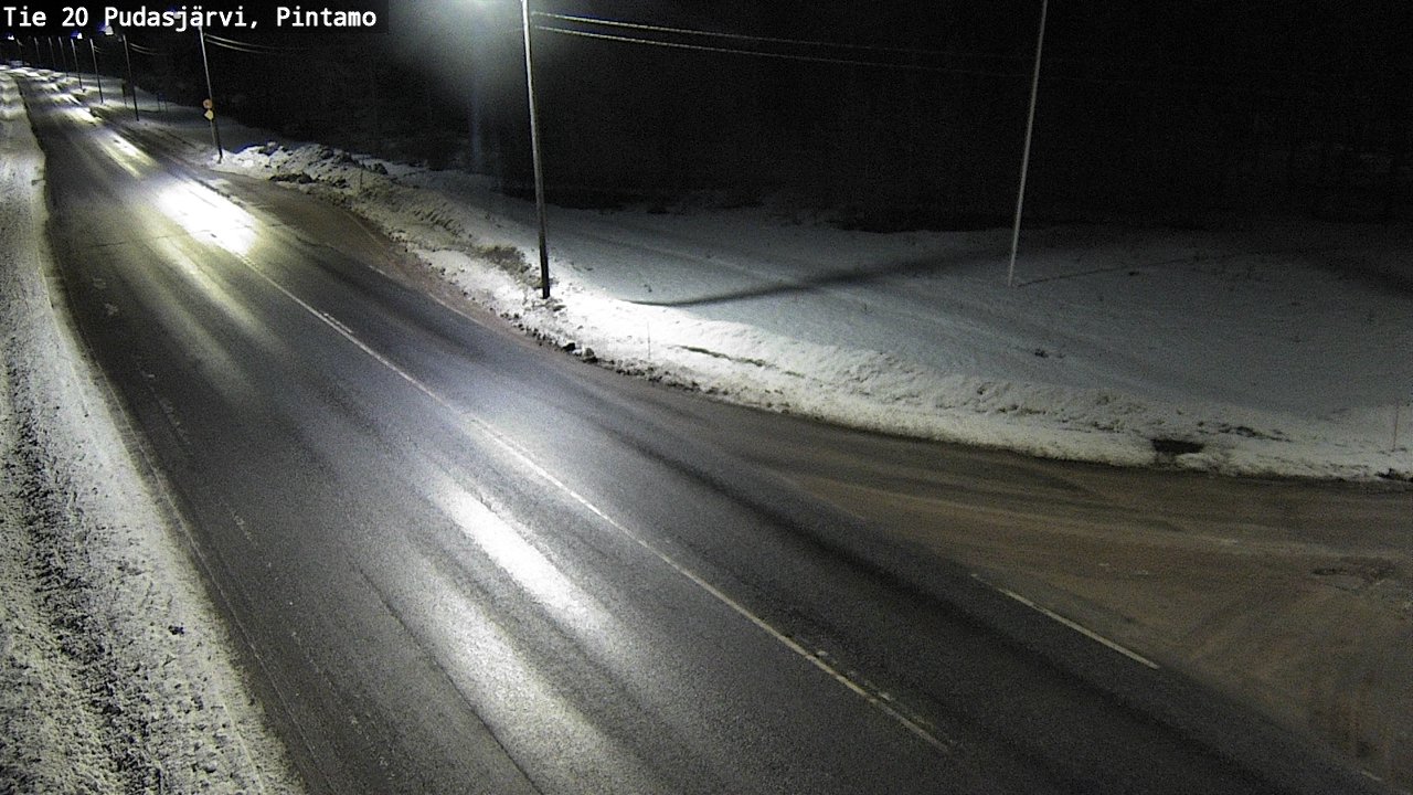 Kelikamerat Kuva Tie 20 Pudasjärvi, Pintamo, Pudasjärvi, Pohjois-Pohjanmaa