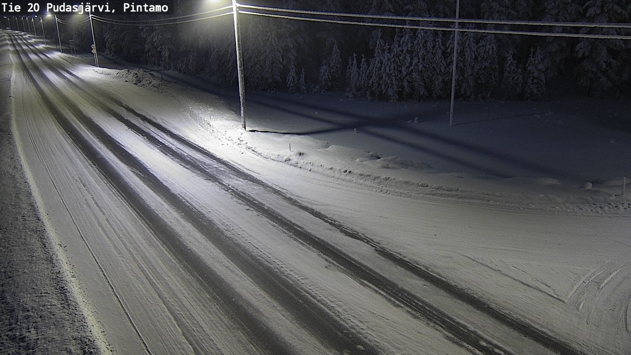 Kelikamerat Kuva Tie 20 Pudasjärvi, Pintamo, Pudasjärvi, Pohjois-Pohjanmaa