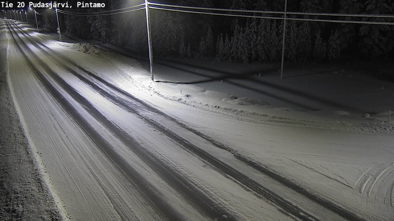 Kelikamerat Kuva Tie 20 Pudasjärvi, Pintamo, Pudasjärvi, Pohjois-Pohjanmaa