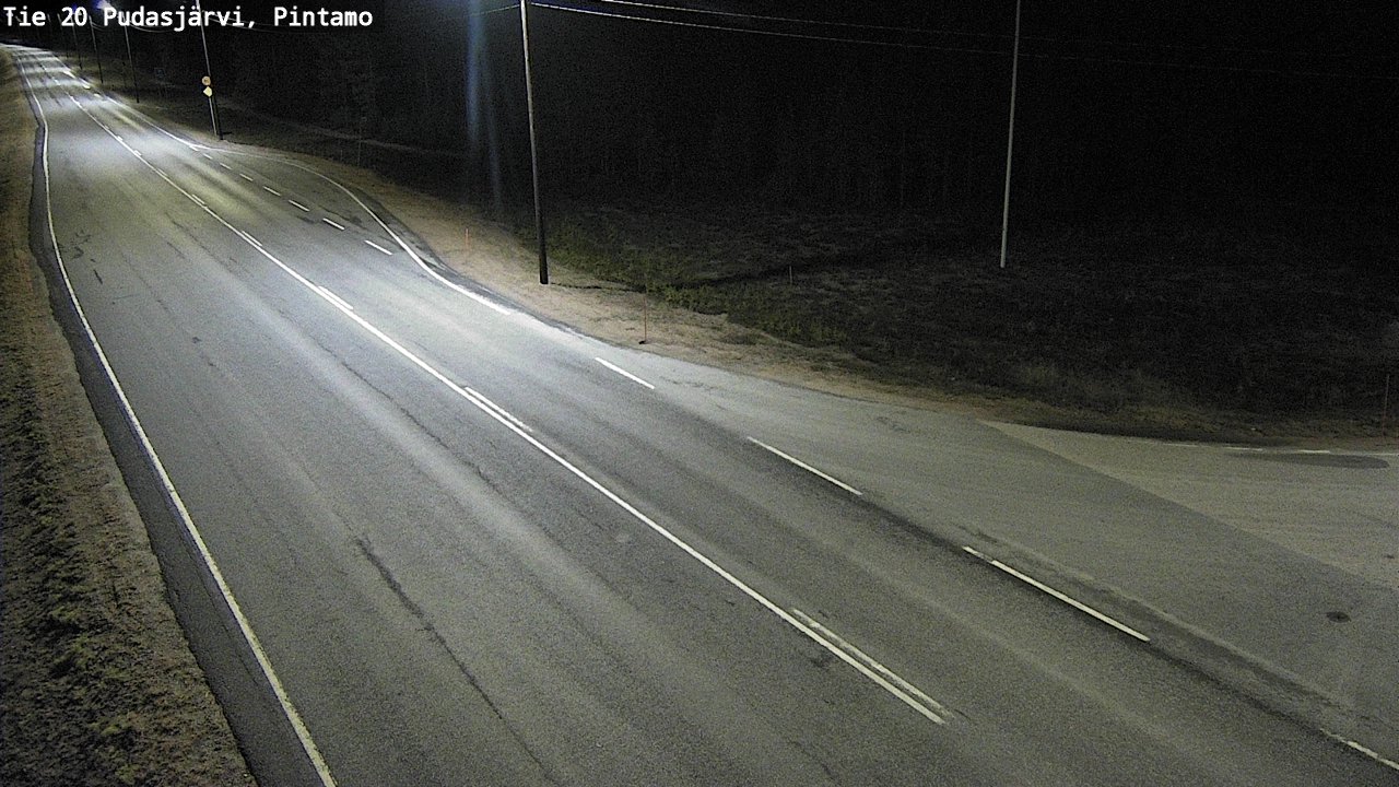 Kelikamerat Kuva Tie 20 Pudasjärvi, Pintamo, Pudasjärvi, Pohjois-Pohjanmaa