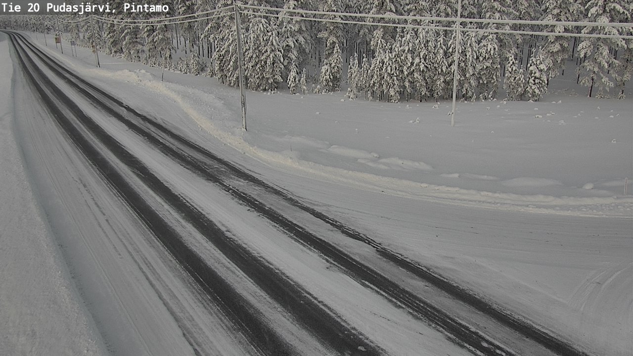 Kelikamerat Kuva Tie 20 Pudasjärvi, Pintamo, Pudasjärvi, Pohjois-Pohjanmaa