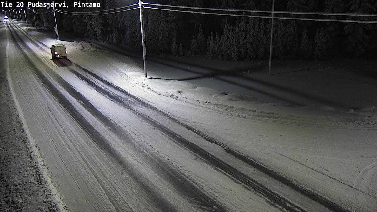 Kelikamerat Kuva Tie 20 Pudasjärvi, Pintamo, Pudasjärvi, Pohjois-Pohjanmaa