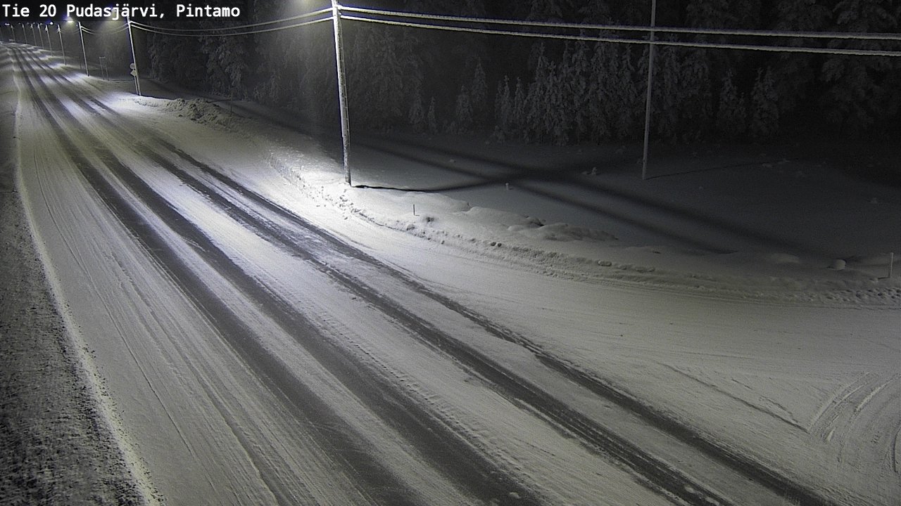 Kelikamerat Kuva Tie 20 Pudasjärvi, Pintamo, Pudasjärvi, Pohjois-Pohjanmaa