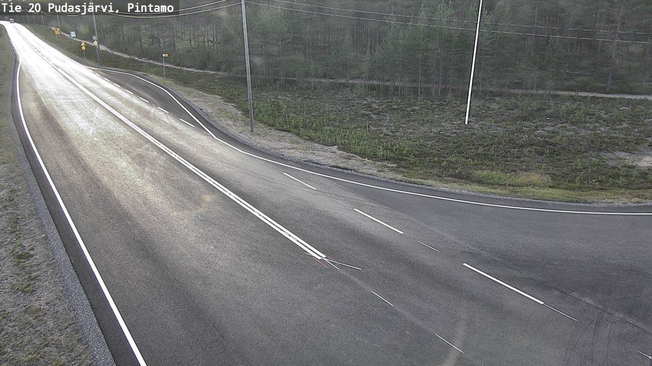 Kelikamerat Kuva Tie 20 Pudasjärvi, Pintamo, Pudasjärvi, Pohjois-Pohjanmaa