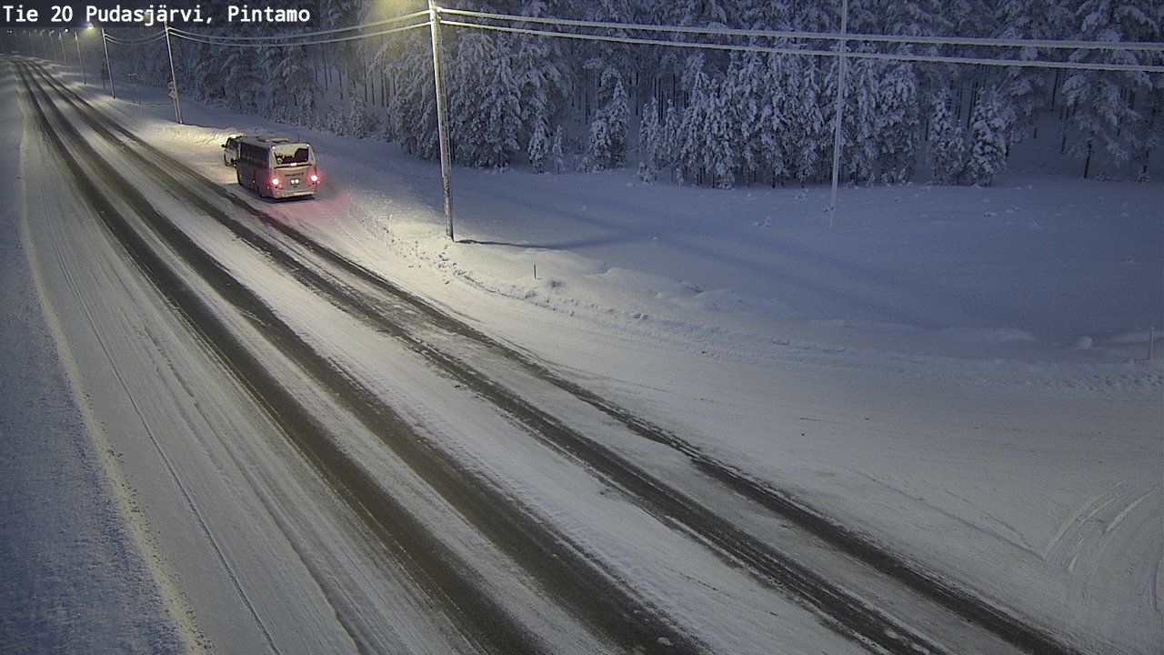 Kelikamerat Kuva Tie 20 Pudasjärvi, Pintamo, Pudasjärvi, Pohjois-Pohjanmaa