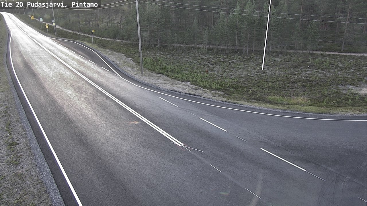 Kelikamerat Kuva Tie 20 Pudasjärvi, Pintamo, Pudasjärvi, Pohjois-Pohjanmaa
