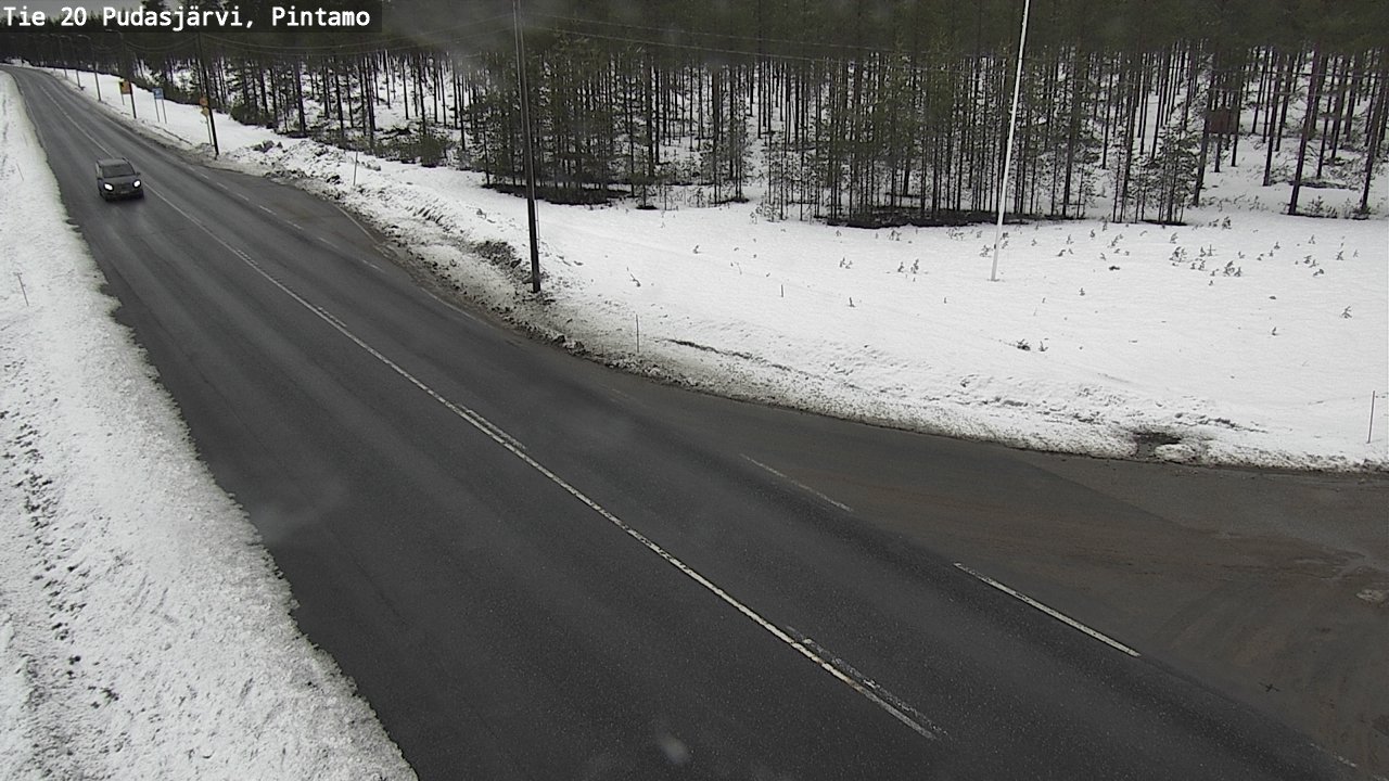 Kelikamerat Kuva Tie 20 Pudasjärvi, Pintamo, Pudasjärvi, Pohjois-Pohjanmaa