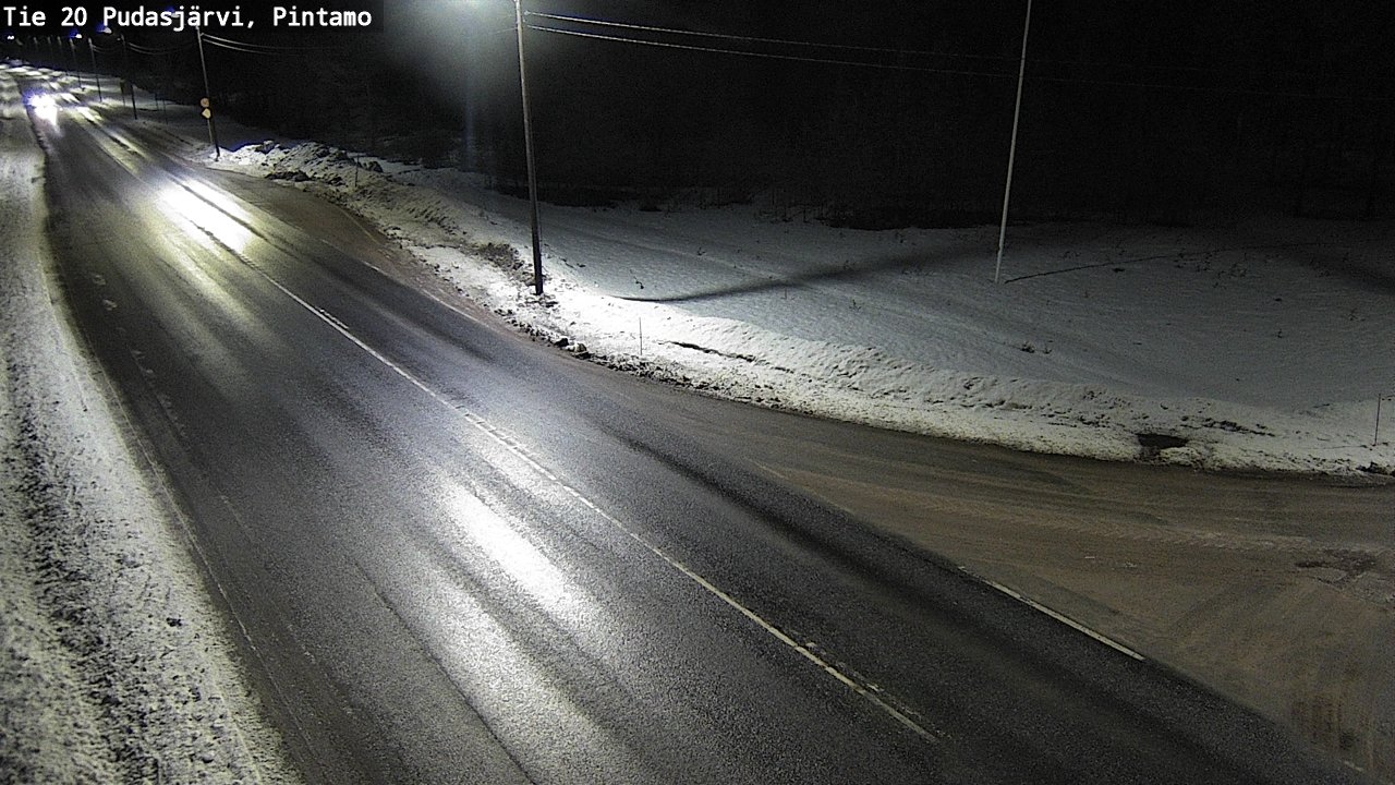 Kelikamerat Kuva Tie 20 Pudasjärvi, Pintamo, Pudasjärvi, Pohjois-Pohjanmaa