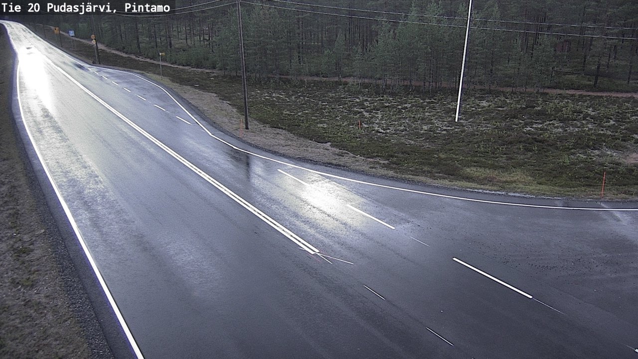 Kelikamerat Kuva Tie 20 Pudasjärvi, Pintamo, Pudasjärvi, Pohjois-Pohjanmaa