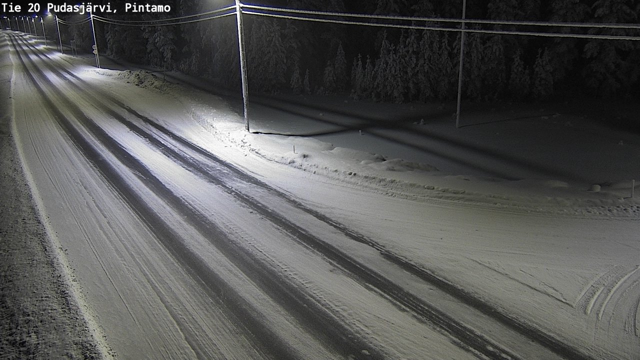 Kelikamerat Kuva Tie 20 Pudasjärvi, Pintamo, Pudasjärvi, Pohjois-Pohjanmaa
