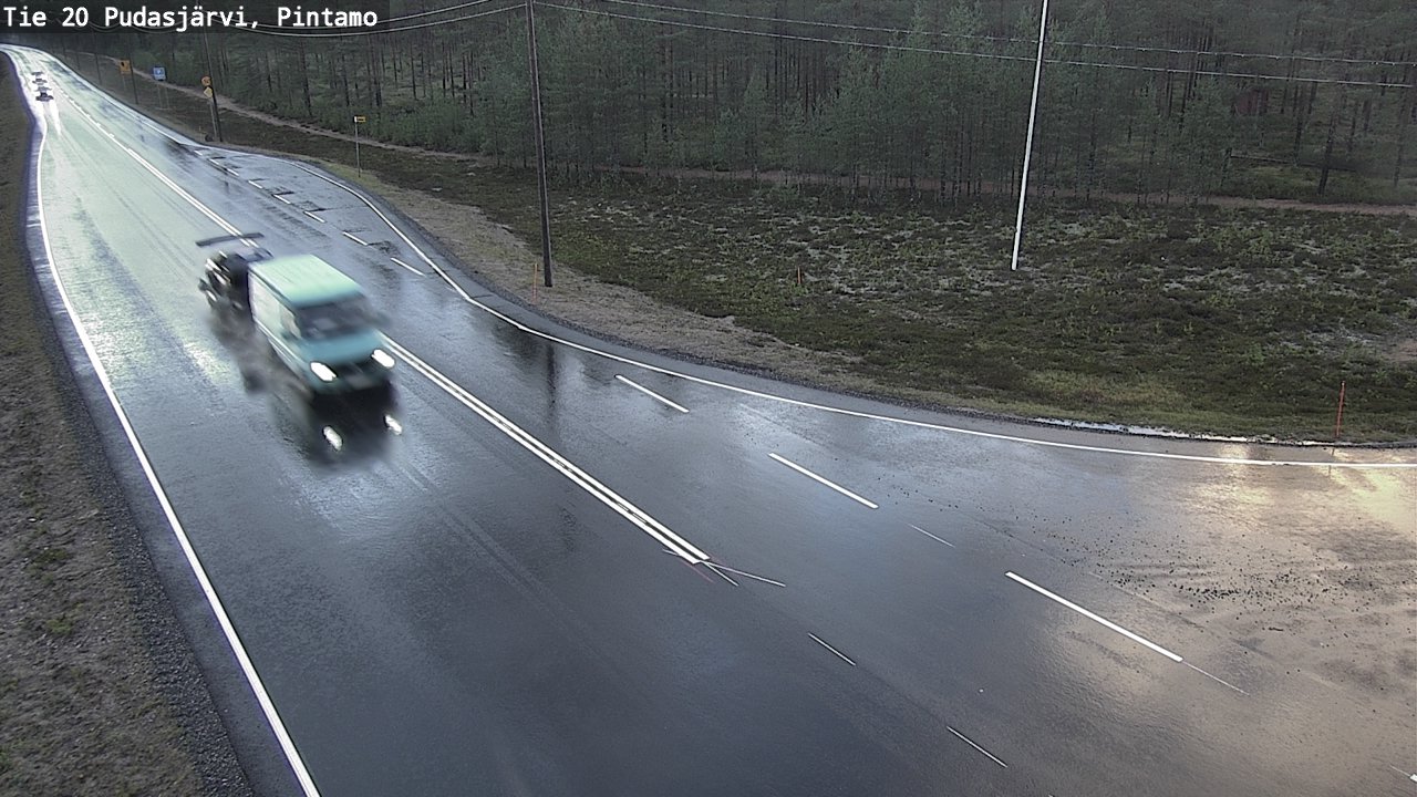 Kelikamerat Kuva Tie 20 Pudasjärvi, Pintamo, Pudasjärvi, Pohjois-Pohjanmaa