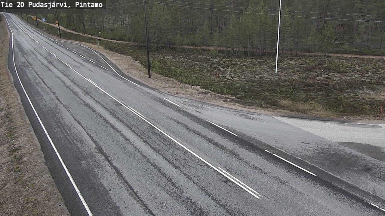 Kelikamerat Kuva Tie 20 Pudasjärvi, Pintamo, Pudasjärvi, Pohjois-Pohjanmaa
