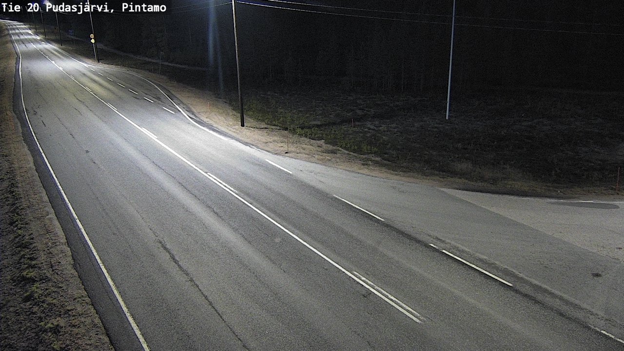 Kelikamerat Kuva Tie 20 Pudasjärvi, Pintamo, Pudasjärvi, Pohjois-Pohjanmaa