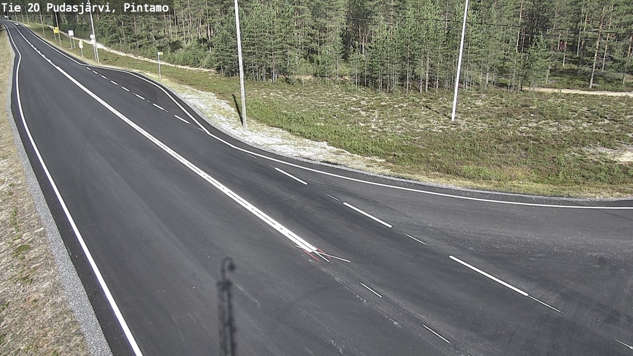 Kelikamerat Kuva Tie 20 Pudasjärvi, Pintamo, Pudasjärvi, Pohjois-Pohjanmaa